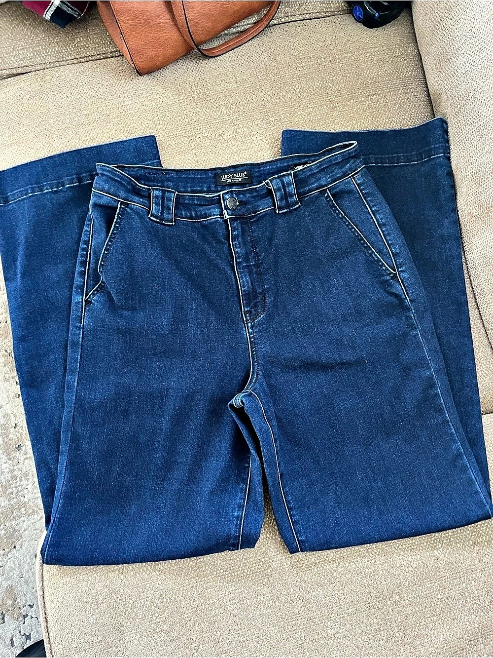 Judy Blue Boot Cut Jeans in Blue Waist 10 Like New
